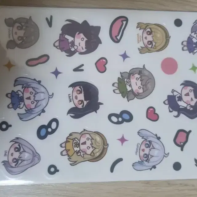 이세페2 응원봉 스티커 이세계아이돌