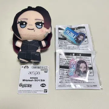 aespa 남코 한정판 Whiplash SD 인형 아크릴 배지 카리나