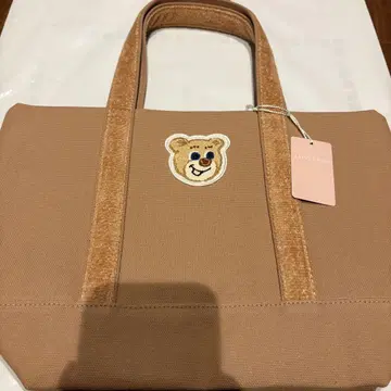 페이러 올드 테디 와펜 토트백 소 사이즈 베이지