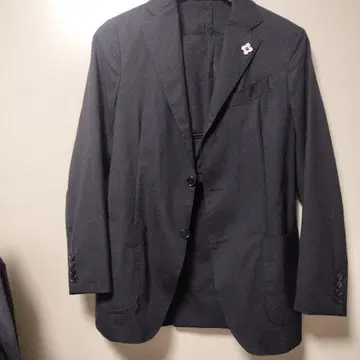 lardini 패커블 수트 44 블랙