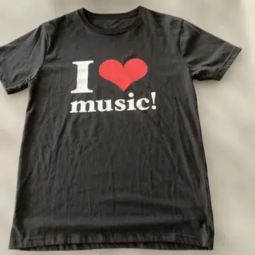 I LOVE MUSIC 티셔츠 사이즈 L