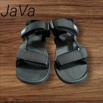 새상품 JaVa 자바 스포츠 샌들 23cm 블랙 통굽 스포티