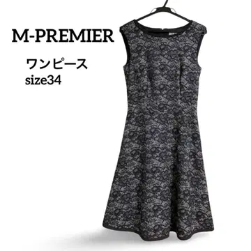 M-Premier 엠프리미어 레이스 패턴 원피스 34 사이즈