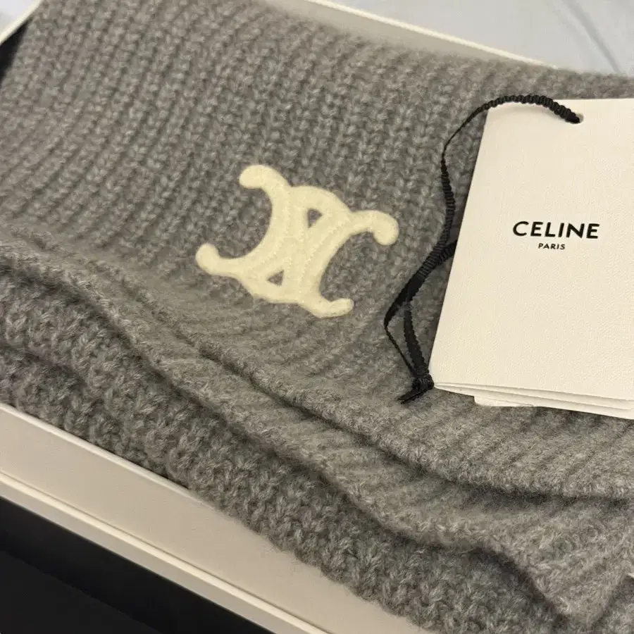 CELINE | 셀린느 Celine Triomphe Wool Cashmere Scarf #샐린느