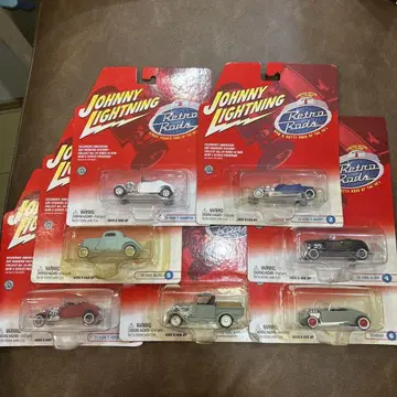 Johnny Lightning Retro Rods 미니카 세트