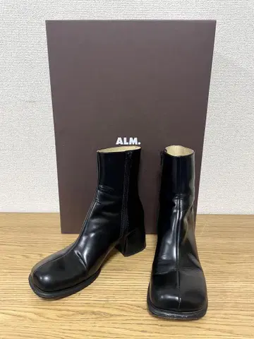 ALM. 알무 ADELA LEATHER BOOTS 가죽 부츠 36 블랙