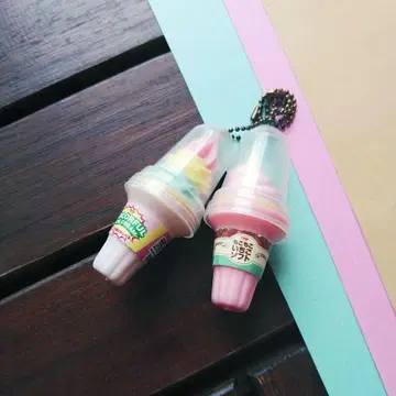 가챠 편의점 소프트 마스코트 컬러풀 소프트 딸기 미니어처 아이스