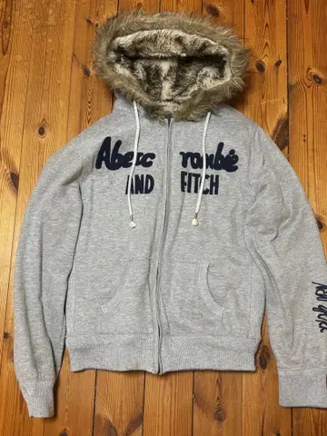 Abercrombie and Fitch 그레이 후드티