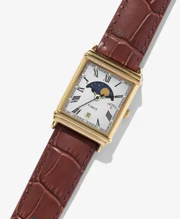 새상품 Noah Timex Moon Watch 문페이즈 손목시계 노아