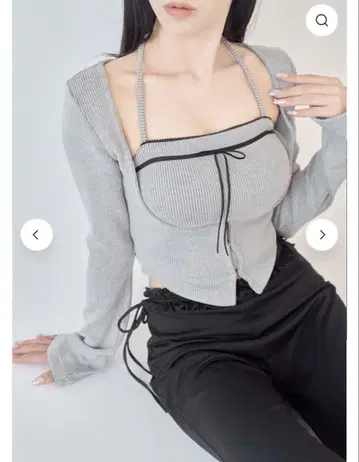 yilon 일론 corset design layered tops