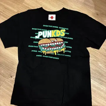 PUNKDRUNKERS 햄버거 티셔츠 L 사이즈