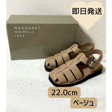 마가렛호웰 아이디어 구르카 샌들 22cm 새상품 천연 가죽 여성용 h2