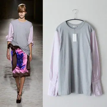 DRIES VAN NOTEN/드리스/24FW/컷소 도킹 셔츠