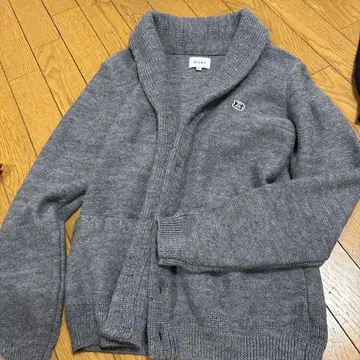 BEAMS 그레이 가디건 M 사이즈