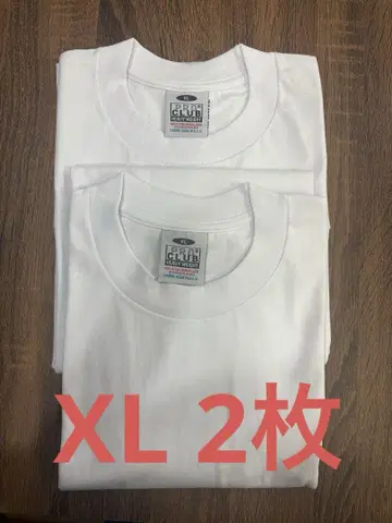 새상품 PRO CLUB XL 흰색 화이트 2장 세트 빅 사이즈 티셔츠