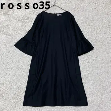 고급] 로쏘 35 이탈리아제 버진 울 원피스 40