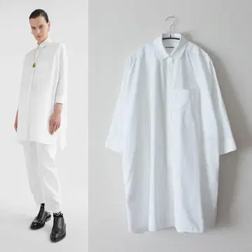JIL SANDER/질 샌더/23SS/오버 사이즈 포플린 셔츠