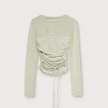 geeong 지온 gather layered tops 민트 mint