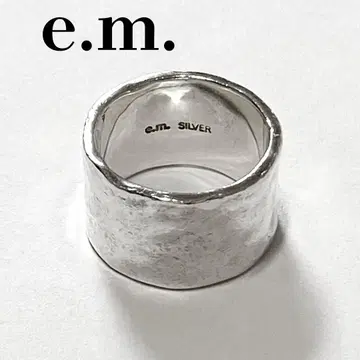 e.m. 반지(1602-AR837)  넓은 실버 반지