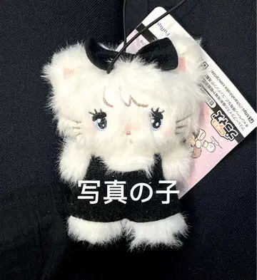 mikko BLACK RIBBON BIG 봉제 인형 무스