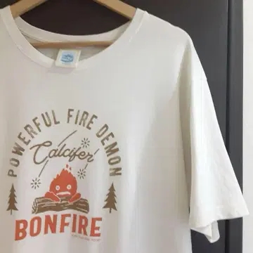 지브리 하울 칼시퍼 티셔츠 남성용 XL 스튜디오 지브리