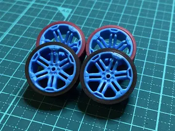 미니 사륜구동 페라 타이어 약 23.7mm 로우 프릭션