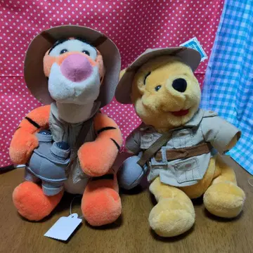 티거와 푸우 봉제 인형 세트