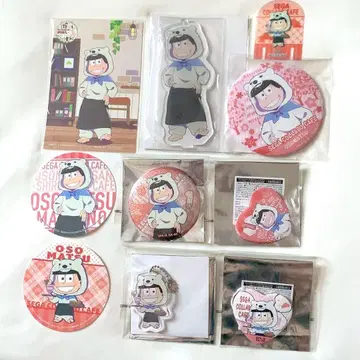 오소마츠 6쌍둥이 세가 콜라보 카페 시로쿠마 카페 오소마츠 세트