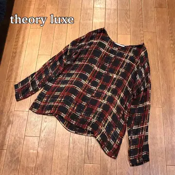 theory luxe 띠어리 럭스 쉬폰 상의