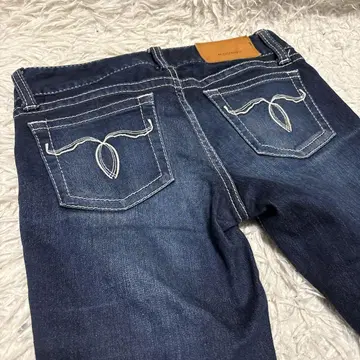 MOUSSY 다크 블루 스키니 데님 스트레치 25