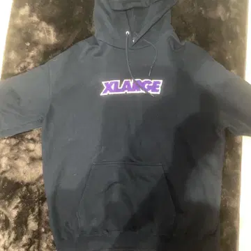 X-LARGE 후드티 블랙