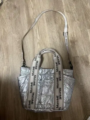 MumMe 실버 퀼팅 숄더백 차오패닉