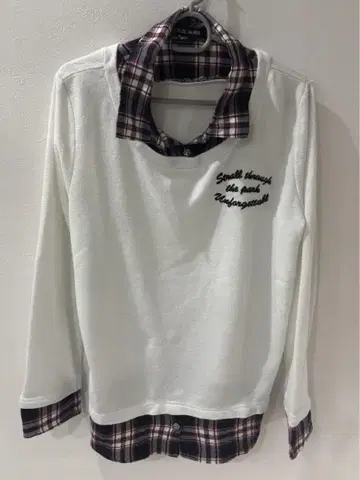 CECIL McBEE 레이어드 피케 셔츠 y2k 헤이세이 갸루 그런지