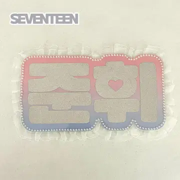 네임 보드 준 세부치 세븐틴 로우 셀레 컬러 네무보