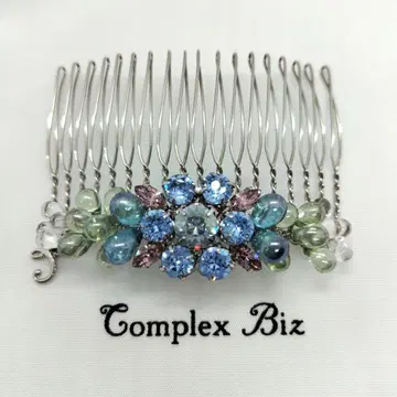 콤플렉스 비즈 스파크 라이트 빗 18개 라이트 블루 믹스