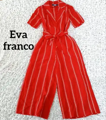 Eva Franco 레드 스트라이프 올인원 사이즈 2