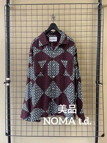 새상품급 NOMA t.d. 노마티디 오픈 카라 셔츠 페이즐리