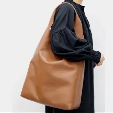 이에나 MARLOTA 말로타 가죽 백 토트백 대용량 카멜