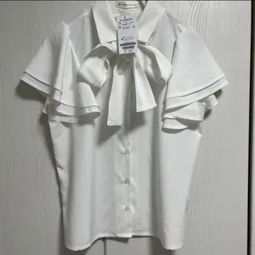 MAJESTIC LEGON 2way 프릴 슬리브 블라우스