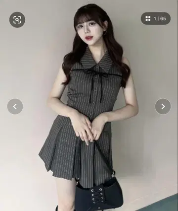 OLIVE des OLIVE 슬리브리스 미니 원피스 택 포함 새상품