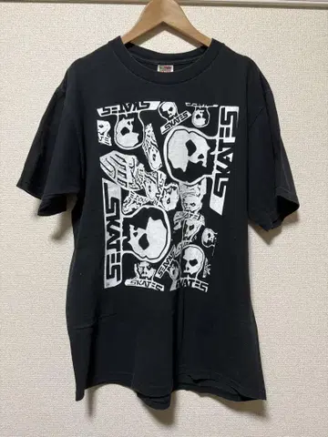 빈티지 90년대? SKULL SKATES 스컬 스케이트 구제 의류 [L]