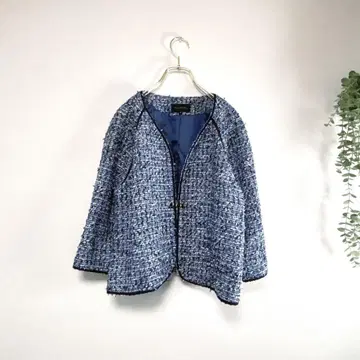 Talbots 탈봇 자켓 블루 5, 7부 소매 화려한 사이즈 8