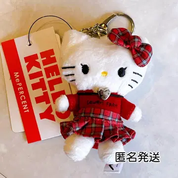 로리즈팜 Me% 헬로키티 토이 키 5 펑크 빨간색