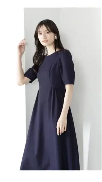 NATURAL BEAUTY BASIC 사이드 개더 썸머 원피스