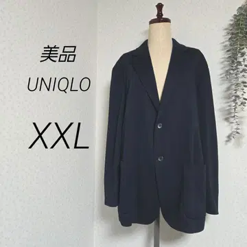 새상품급 유니클로 저지 자켓 2XL 네이비 테일러드 자켓