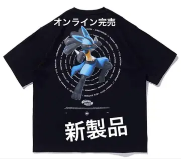 루카리오 포켓몬스터 UNITE 티셔츠 TEE 루카리오 M 사이즈
