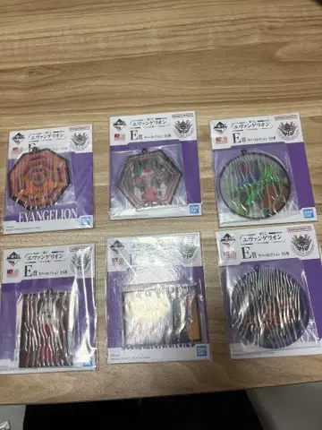 제일복권 에반게리온 E상 러버 컬렉션 전 6종 컴프