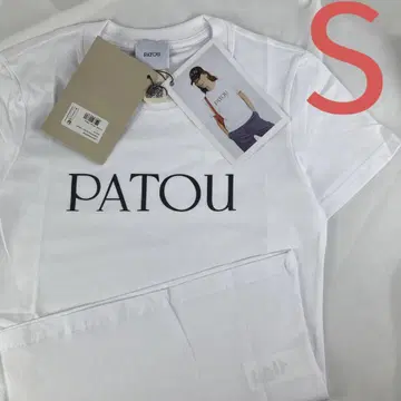 PATOU 코튼 로고 반팔 티셔츠