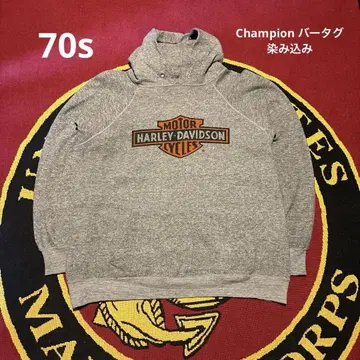 레어 70년대 HarleyDavidson Champion 바터 태그 날염