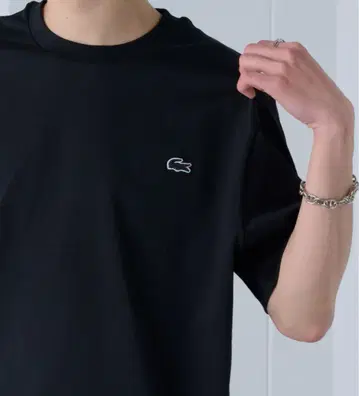 라코스테 아웃라인 크루넥 티셔츠 TH5582